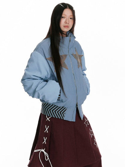 Double Star Zipper Jacket - paper.bruise